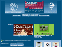 Tablet Screenshot of georem.mpch-mainz.gwdg.de