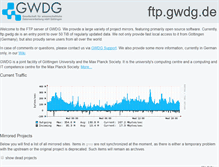Tablet Screenshot of ftp5.gwdg.de