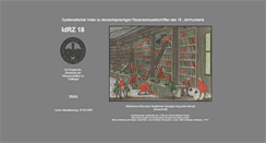 Desktop Screenshot of idrz18.adw-goettingen.gwdg.de
