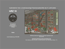 Tablet Screenshot of idrz18.adw-goettingen.gwdg.de